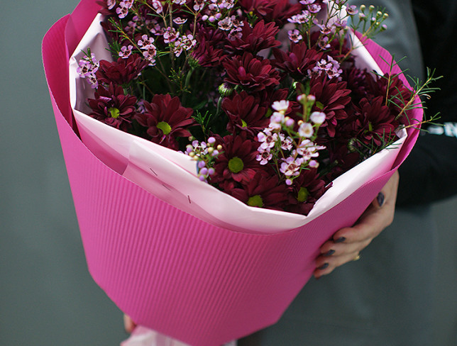 Bouquet of Purple Chrysanthemums photo